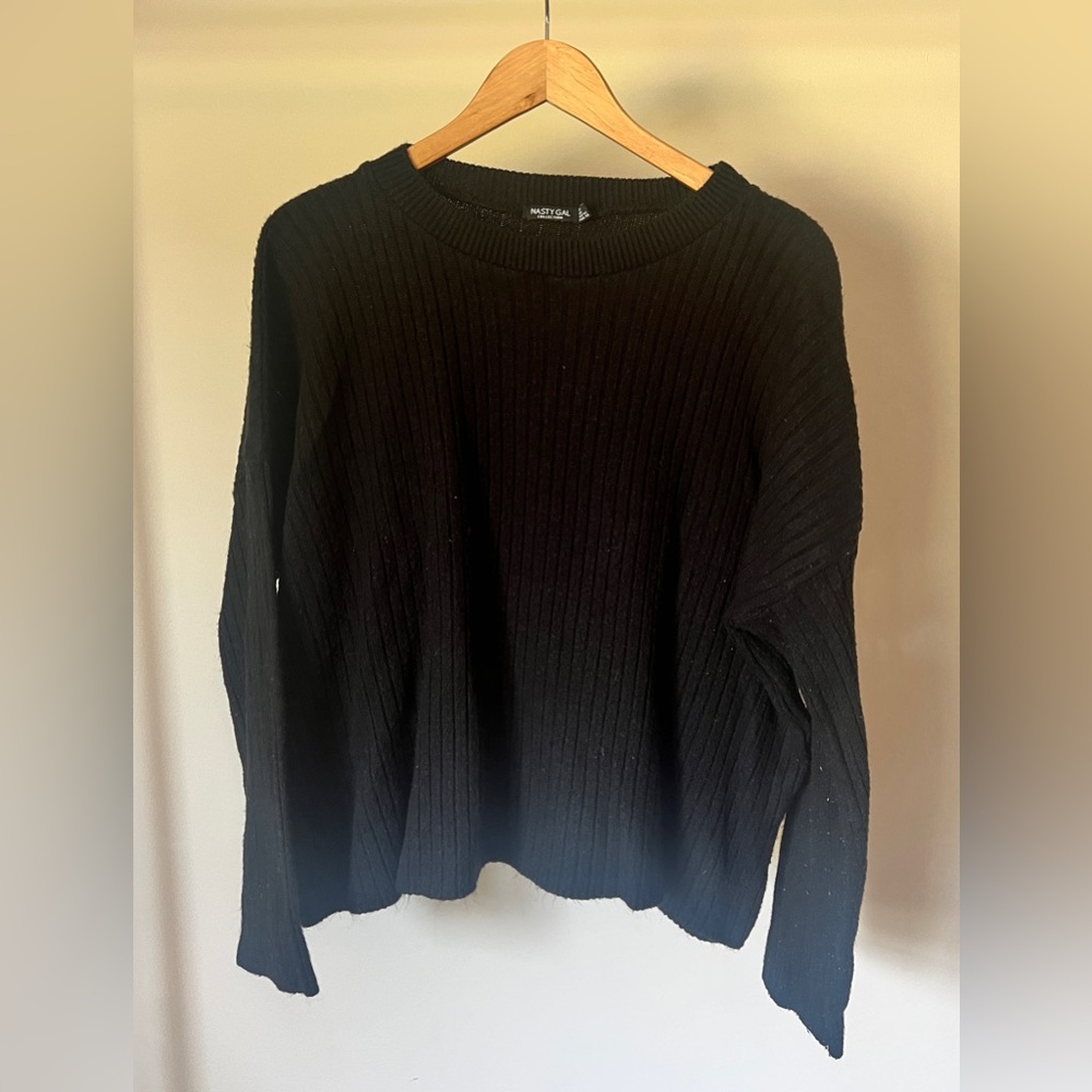 Nasty Gal Black Loungewear Sweater